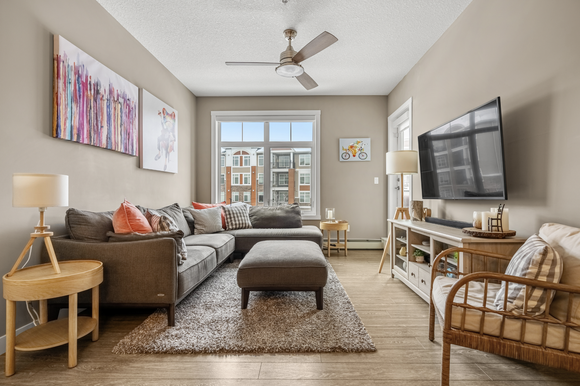 1216, 3727 Sage Hill Drive NW, Calgary Living Room